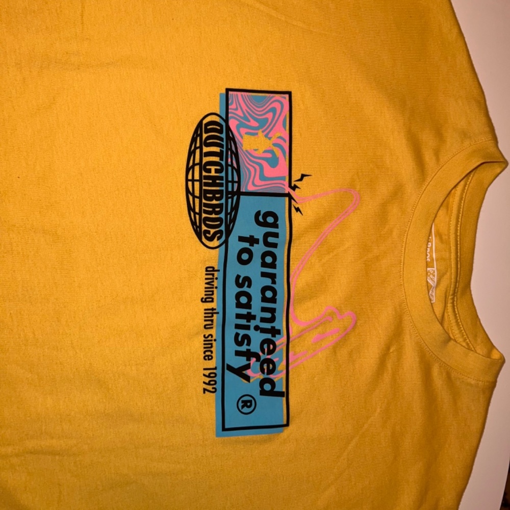 Guaranteed to Satisfy Dutch Bros T Shirt women’s Medium - Picture 3 of 4